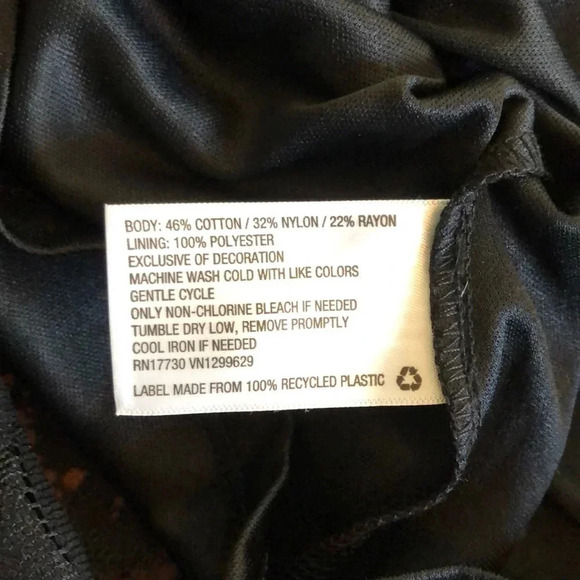 🌸NEW🌸 XHILARATION Black Lace Dress - Picture 7 of 7